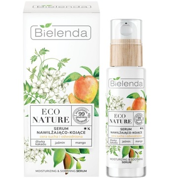 Bielenda Eco Nature Serum Nawilżająco Kojące Śliwka Kakadu Jaśmin Mango