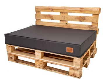 Poduchy ogrodowe na euro palety 120x65x15 twarda pianka tkanina wodoodporna