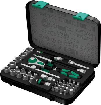 WERA Klucze nasadowe zestaw nasadki 1/4'' 42
