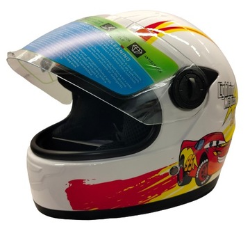 МИНИ-ШЛЕМ ДЛЯ ДЕТЕЙ МАШИНКИ ЧЕТЫРЕХМОТОРНЫЕ МОТОРНЫЕ XXL 51-54см