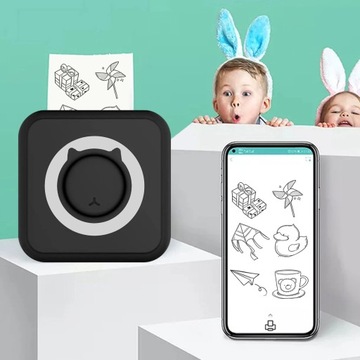 Портативный мини-термопринтер для детей C15 Bluetooth Drukuś