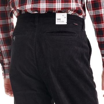 LEE RELAXED CHINO BLACK L73NDC01 34/34