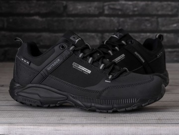 Buty męskie trekkingowe DK Predator Low 1096 BLK SOFTSHELL