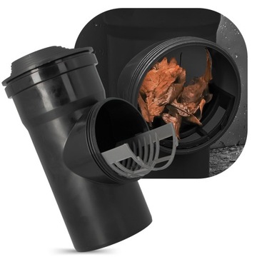 GUTTER CLEANER 110 Резервуар для отстоя желоба Проверка водосточной трубы С РЕДУКЦИОННЫМ ФИЛЬТРОМ