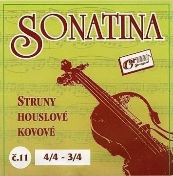 GOR STRINGS SONATINA CZESKIE STRUNY DO SKRZYPIEC 3/4 4/4 SKRZYPCOWE KOMPLET