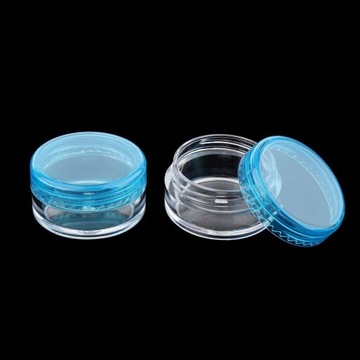 50 szt. plastikowych słoiczków do różu Przenośne