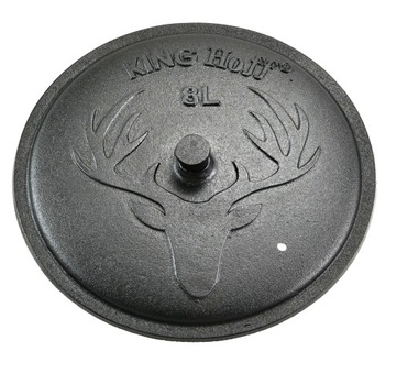 ЧУГУННЫЙ ШАФТ 8 Л, Венгерский Охотничий Кастрюля для Пирожков, КАМИН-ГРИЛЬ