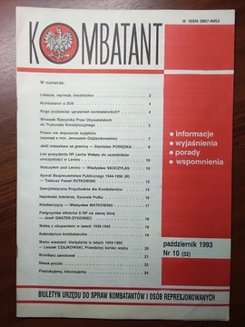 KOMBATANT Nr 10/1993