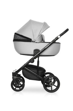 Коляска OZON Riko Basic 2-в-1, СИДЕНЬЕ-КАБРИОЛЕТ + СУМКА ИЗ ФОЛЬГИ, МОСКИТНАЯ СЕТКА