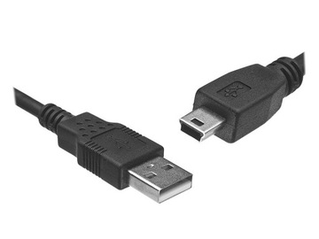 Kabel USB 2.0 - mini usb 1.8M czarny