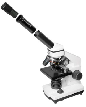 Микроскоп Bresser BIOLUX AL/NV 20x-1280x PC окуляр, чемодан
