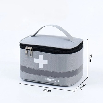Portable First Aid Kit Bag Large Capacity Medicine Organizer Box Storage