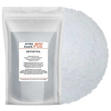 ERYTRYTOL 1kg Erytrol Naturalny słodzik Bez kalorii Zamiennik cukru Kol-Pol