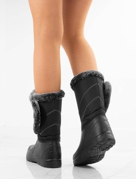 6199 ЧЕРНЫЕ ИЗОЛИРОВАННЫЕ СНЕЖНЫЕ БОТИНКИ 41