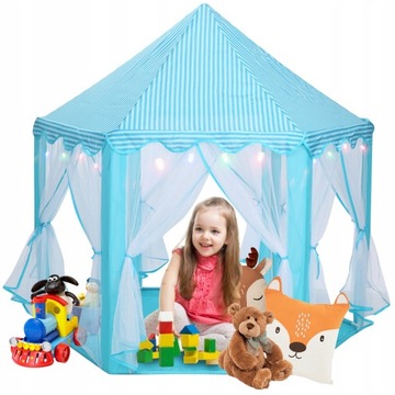 ДОМ-ПАЛАТКА ПРИНЦЕССА ДВОРЕЦ 140х140х135см ДЕТСКИЙ ЗАМОК