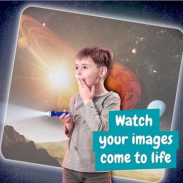 Science4you Space Torch and Projector - Solar System Projector Torch, Explo