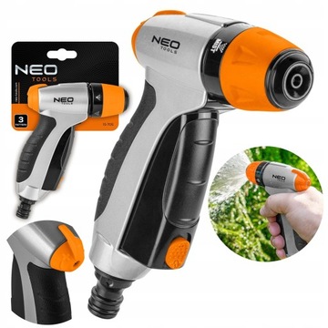 ПИСТОЛЕТ NEO ДЛЯ ОПРЫСКИВАНИЯ С ЗАМКОМ ДЛЯ САДОВОГО ШЛАНГА 15-705