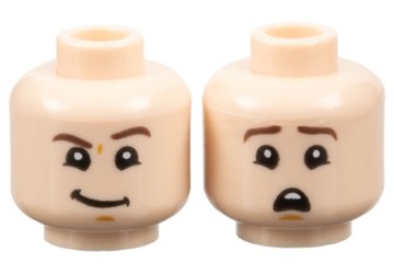 LEGO ELEMENT - głowa uśmiech / zdziwienie 3626cpb2660 NOWY
