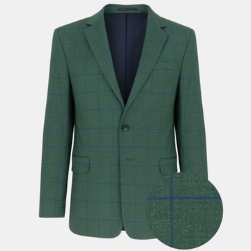 Zielona jednorzędowa marynarka męska Slim Fit PAKO LORENTE 52/188