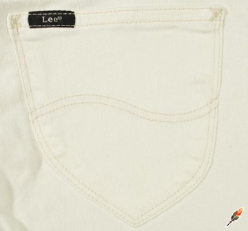 LEE spodnie WHITE skinny tapered SCARLETT W26 L33