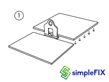 СИСТЕМА ВЫРАВНИВАНИЯ ПЛИТКИ SIMPLEFIX 1000 ЗАЖИМОВ ДЛЯ ВЫРАВНИВАНИЯ 1 мм