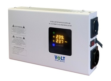 STABILIZATOR AGREGAT NAPIĘCIA AVR 2000VA 2000 8% SLIM WISZĄCY VOLT POLSKA