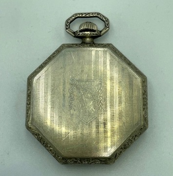 Старинные позолоченные карманные часы ELGIN.