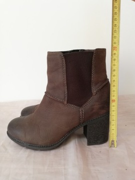 Buty botki skórzane Clarks UK 5 r. 38 , wkł 25 cm