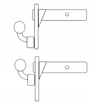 РЕГУЛИРУЕМЫЙ ПЕРЕХОДНИК США КРЮК 50х50мм Dodge Ram 1500