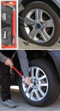 VERKE V81268 ТЕЛЕСКОПИЧЕСКИЙ КОЛЕСНЫЙ КЛЮЧ 17, 19, 21, 23 мм