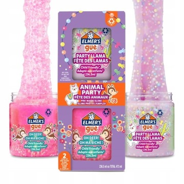 NOWOŚĆ Elmer's Party Animals 2x236 ml