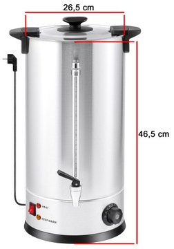 ВОДОНАГРЕВАТЕЛЬ ДЛЯ КОФЕ И МОЛОТОГО ЧАЯ 15л 1800Вт