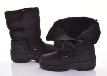 ВЫСОКИЕ СНЕЖНЫЕ БОТИНКИ НА липучках, ЖЕНСКАЯ УТЕПЛЕННАЯ ЗИМНЯЯ ОБУВЬ, ТЕПЛАЯ, МОДНАЯ