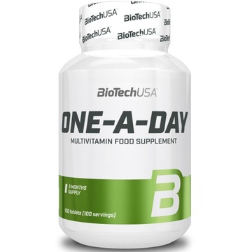 BIOTECH One-A-Day 100tabs BIO TECH WITAMINY MOCNE JEDNA NA DZIEŃ MINERAŁY