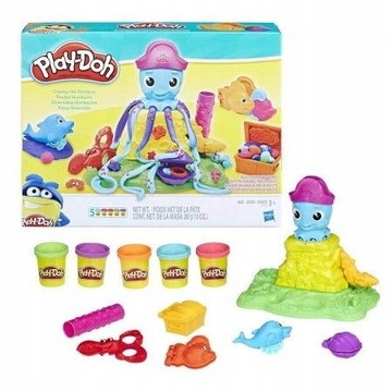 PLAY-DOH CIASTOLINA ZESTAW OŚMIORNICA 5 TUB E0800