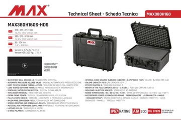 Чемодан герметичный MAX380S 414x345x174 мм