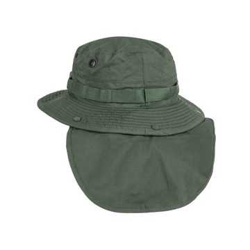 Kapelusz Helikon Boonie Hat z nakarczkiem RipStop Zielony Olive S