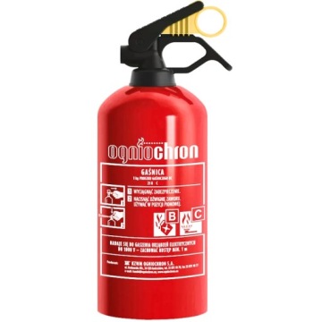 ПОЖАРНЫЙ КОМПЛЕКТ DIN13164 КОМПЛЕКТ + ОГНЕТУШИТЕЛЬ 1 КГ ЖИЛЕТ ПРЕДУПРЕЖДАЮЩИЙ ТРЕУГОЛЬНИК