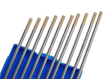 ELEKTRODA wolframowa elektrody do spawania TIG 1,6 ZŁOTA