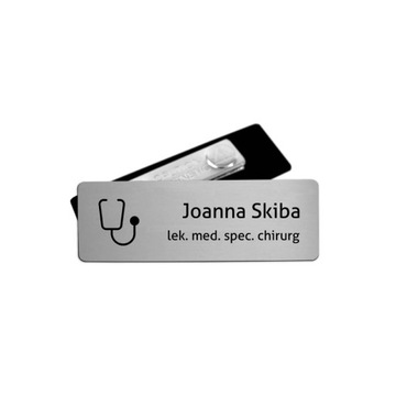 Identyfikator personalny imienny z grawerem MAGNES