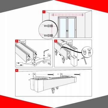 Карниз для КВАРТИРЫ НОВЫЙ СОВРЕМЕННЫЙ ДВОЙНОЙ 260СМ