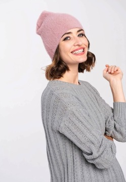 ШАПКА ЗИМНЯЯ ЖЕНСКАЯ, РОЗОВЫЙ ВУЛКАН H-MERRY