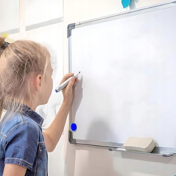 Магнитная доска сухого стирания, белая, 100х150 +GR