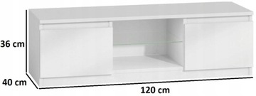 ШКАФ ПОД ТВ СОНОМА ДУБ 120 x 36 x 40 см