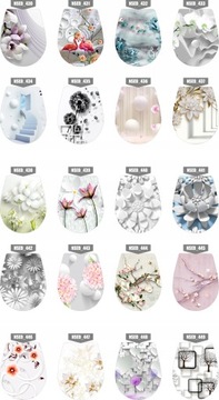 Наклейка Skin Mat на сиденье унитаза, унитаз