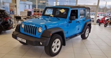 Jeep Wrangler III Unlimited Facelifting 3.6 V6 Pentastar 284KM 2018 Jeep Wrangler 3.6 V6 Pentastar 284KM Sahara Polski Salon LPG Dlugi 3.6, zdjęcie 1