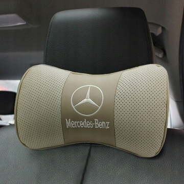 2шт кожаные подушки для шеи для Mercedes Benz