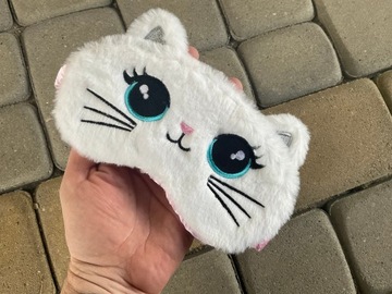 МАСКА ДЛЯ СНЯТИЯ ДЛЯ ГЛАЗ РАССЛАБЛЕНИЕ OLDMAN PLUSH CAT НА Резинке
