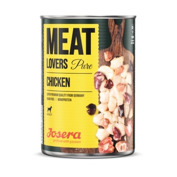 JOSERA DOG MEAT LOVERS PURE KURCZAK 400G