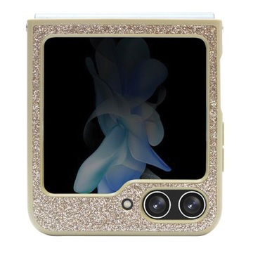 Накладка Guess Super Case для Samsung Z Flip5 GUHCZF5HGGSHD gold HC PU/TPU